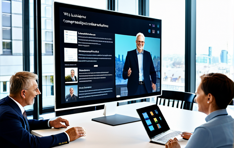 Digital Workplace & Language Evolution**
"A diverse team collaborating in a bright, modern office using digital devices. One person is presenting on a screen displaying text evolving from older scripts to modern German. Everyone is fully clothed in appropriate business attire. The office environment is clean and well-organized with large windows showing a cityscape outside. Safe for work, appropriate content, fully clothed, professional setting, perfect anatomy, natural proportions, family-friendly, high-resolution, professional photography, focus on collaboration and technological advancement."
**